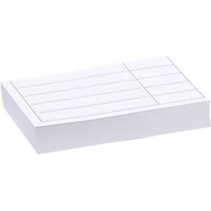 Etiket voor inzetbak, staal, 100 stuks