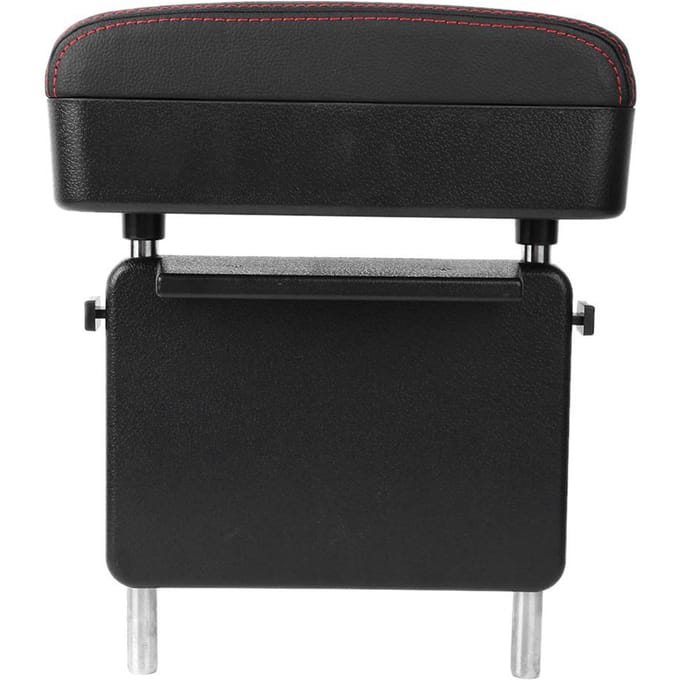 Multifunctionele verstelbare opbergruimte voor de armsteunconsole in de auto, stijlvolle armsteunbox black