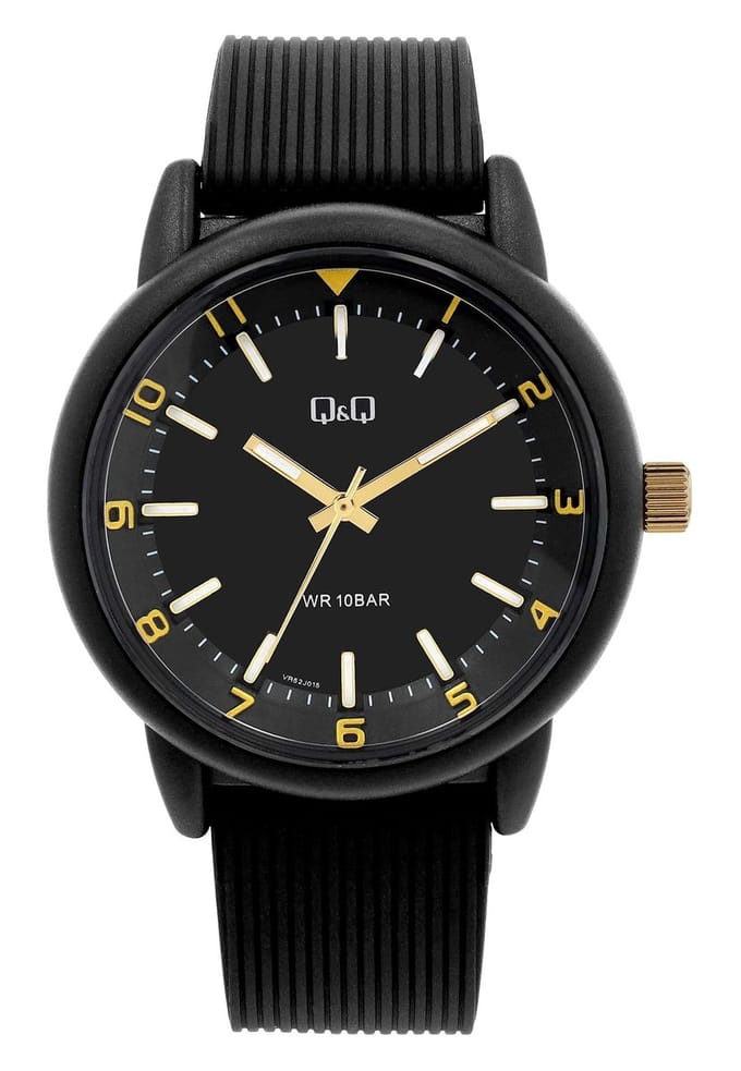 Q&Q-VR52J015-horloge-rubberband-zwart-10bar waterdicht