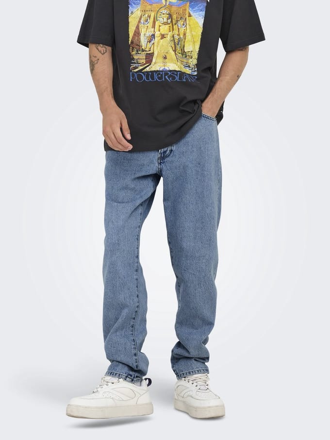 ONLY & SONS Loose fit ONSTYE High rise Tapered fit Jeans