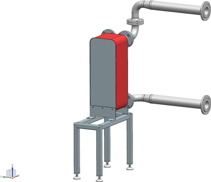 Bosch Systeemgescheiden DN 65 / 2x75 kW Onderdeel systeemgescheiden, 7736603743