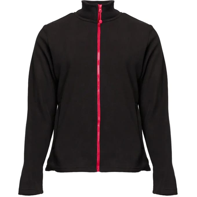 Damesfleece met rits Black & Match Grizzly