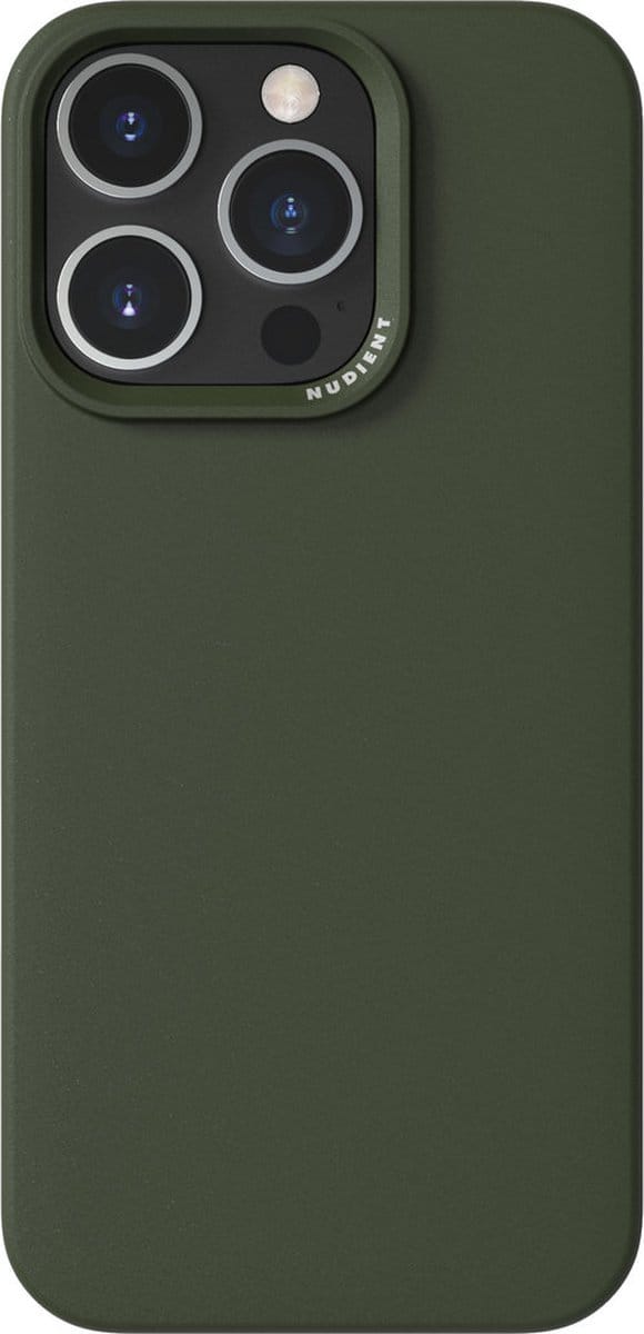 Nudient Thin Precise Case geschikt voor Apple iPhone 16 Pro V3 Pine - Groen - MS
