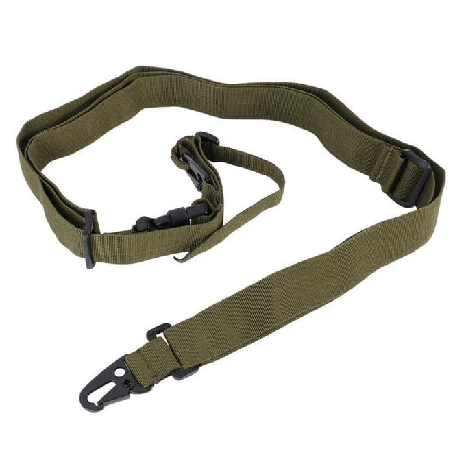 Verstelbare Bungee Sling voor Geweer legergroene kleur