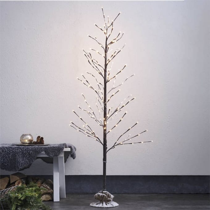 STAR TRADING LED decoratieve boom Tobby Tree IP44 bruin hoogte 150cm