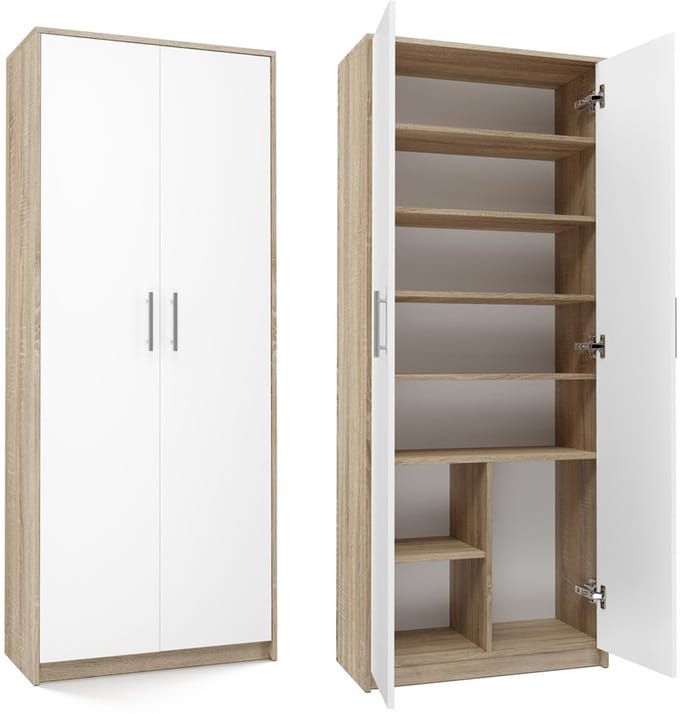 Oliv 2D Boekenkast WIT SONOMA