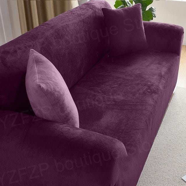 Multi-Color Pluche Stretch Sofahoes Speciale Prijs Bankhoezen Elastische Meubelbeschermer Voor Woonkamer 3 Seat Sofa