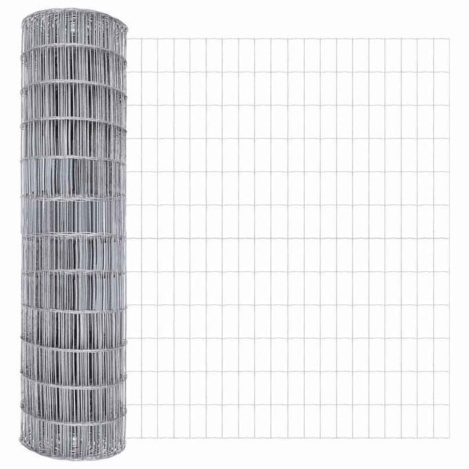 vidaXL - Euro - Hek - 1,6 - x - 10 - m - PVC-gelaagd - ijzer