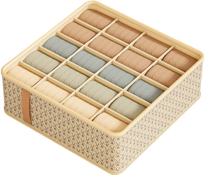 Lade Organizer – Stof – Ruimtebesparend – Stapelbaar – Voor Kledingkast & Slaapkamer
