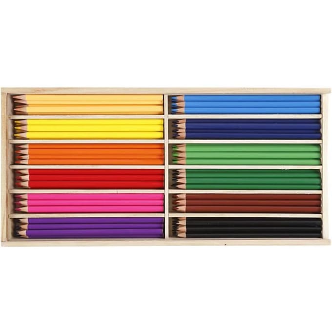 Creotime Kleurpotloden Multicolor 144 Stuks