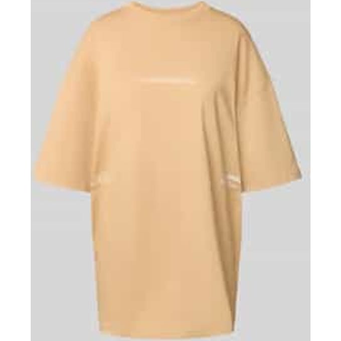 Oversized T-shirt met labelprint