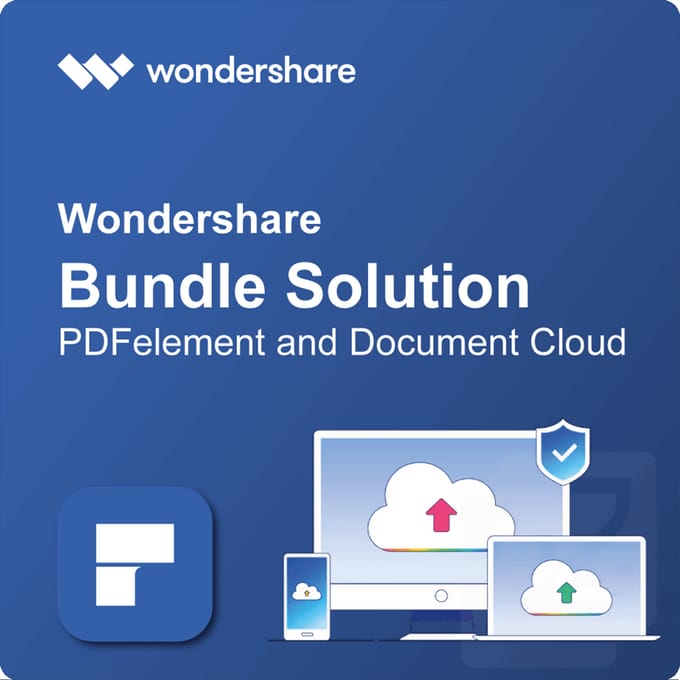 Wondershare Bundle Solution: PDFelement and Document Cloud 1 Jaar