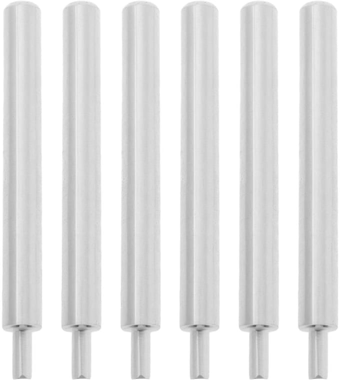 Dailygoods - Set van 6 Drop-in Ankers voor Betonbevestiging 1/4-20 Inch
