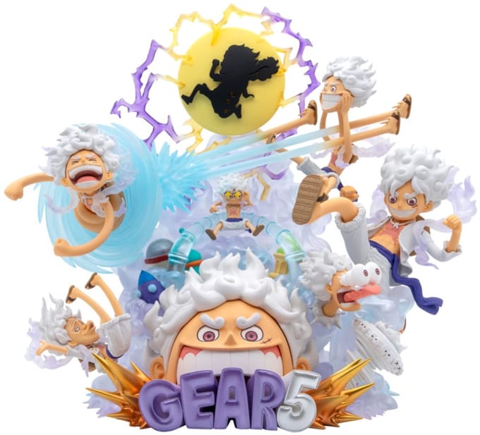 One Piece World Collectable Figure Premium PVC Statue Monkey D. Luffy Gear 5 Special