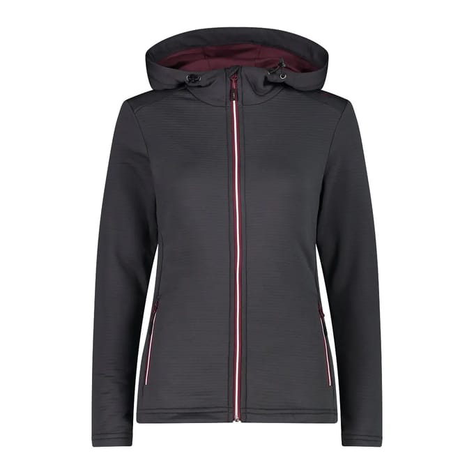 Dames fleece met capuchon CMP