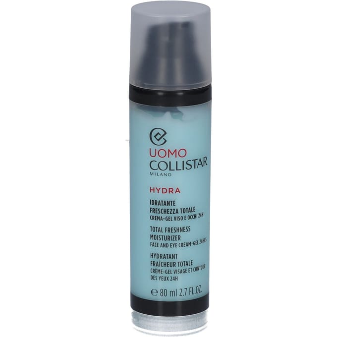 Frisse Hydraterende Crème Totale Uomo Voor Gezicht En Ogen - Collistar - 80ml - Gel