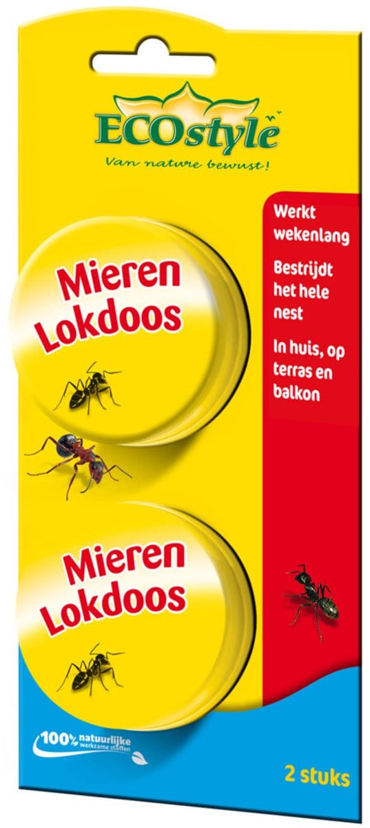 Ecostyle Mierenlokdoos - 4 x 2 stuks - Voordeelverpakking