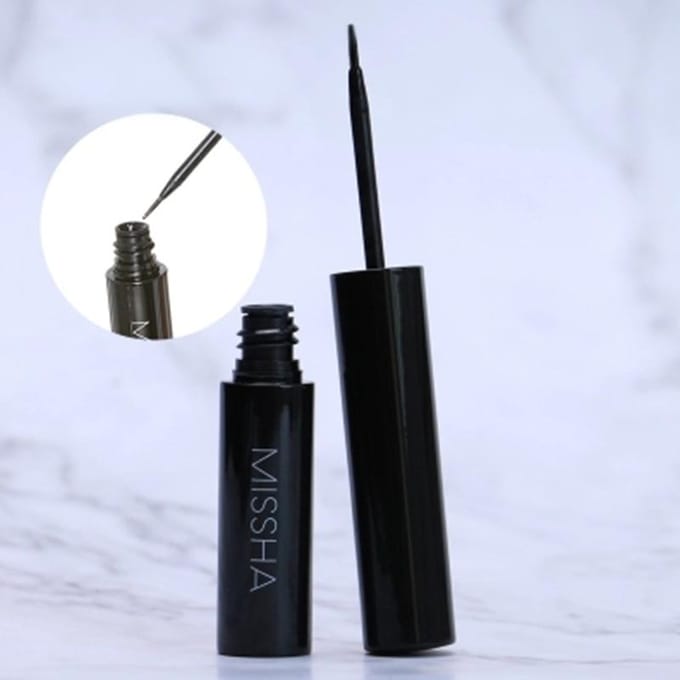 MISSHA Eyeliner liquide Sharp 6 g 1pc + Sample Gifts gray