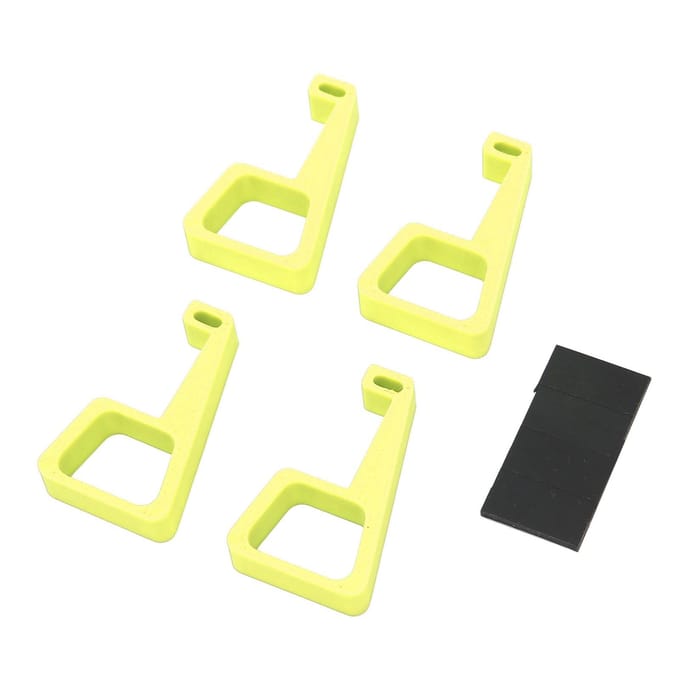 4 stuks Game Console Horizontale Houder Anti-slip Koelvoeten Console Verhogingsbeugel voor PS4 yellow