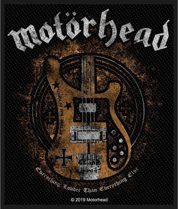 Motorhead - Lemmy's Bass Patch - Zwart