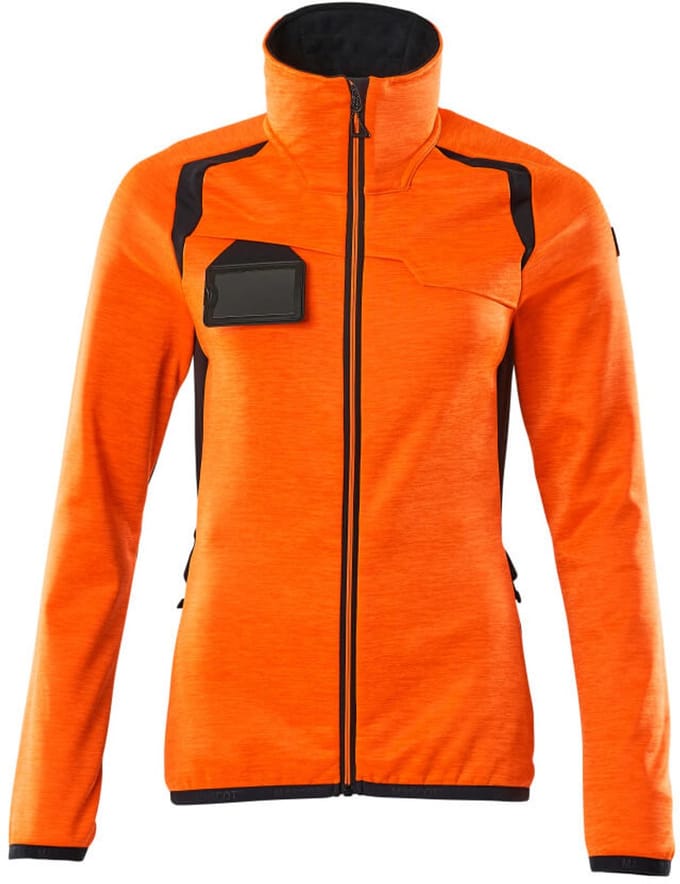 Mascot Accelerate Safe Fleecetrui met rits 19453-316 - hi-vis oranje/donkermarine - M