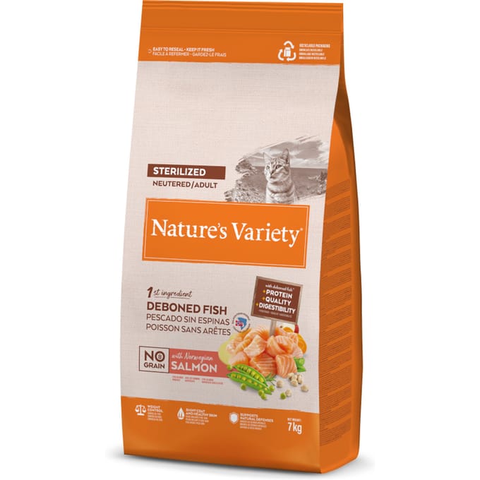 Nature's Variety Selected Sterilized Noorse zalm - 7 kg