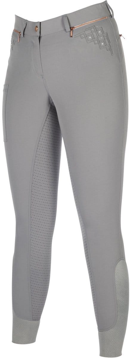 Damesbroek met volledige grip HKM Rosegold Sparkle