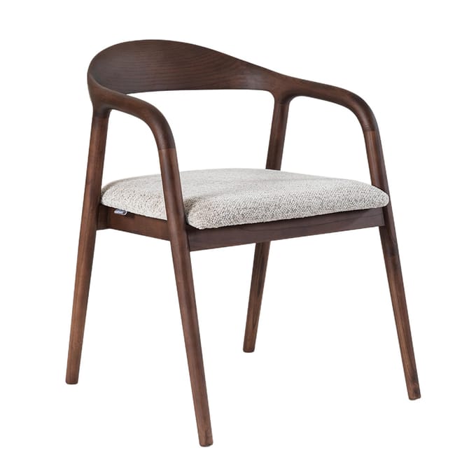 Milton & Oldbrook Eetkamerstoel Segovia Walnoot Essenhout