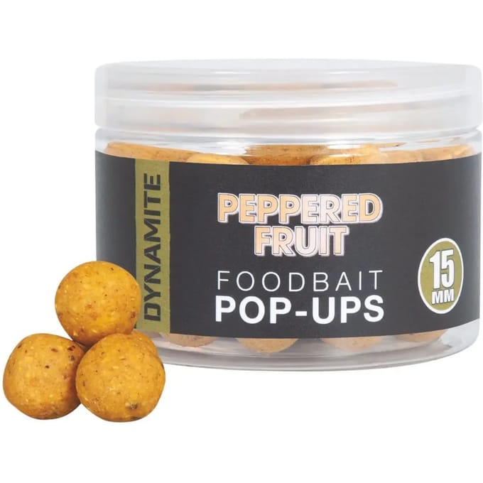 Drijvende boilies Dynamite Baits Peppered Fruit Food Popup