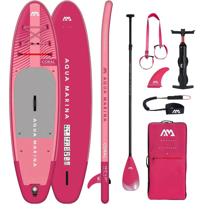 Staande peddelplank Aqua Marina Coral