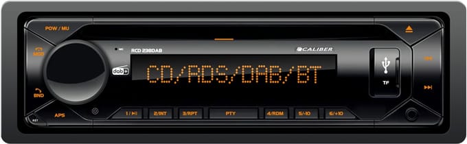 Autoradio met CD speler - Bluetooth - Dab- Dab+ - Usb- Fm Radio - 1 Din- Handsfree bellen - 4 x 75 Watt (RCD238DAB)