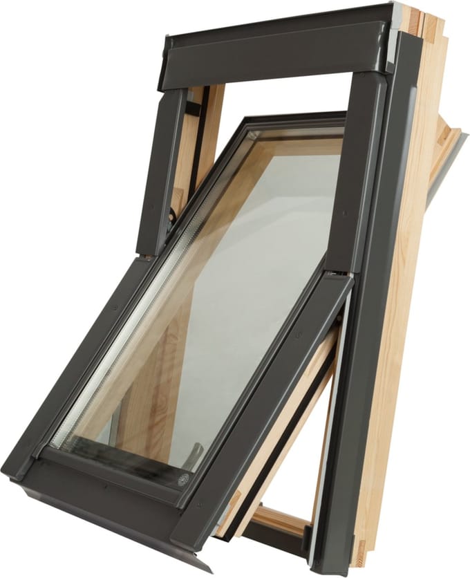 Winstar grenen dakraam 66x118 CM