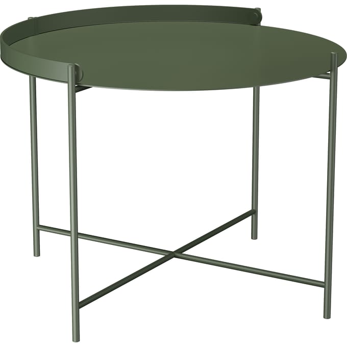 HOUE EDGE Bijzettafel - olijfgroen - M