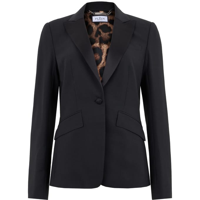 Single Breasted Fit Blazer Skull