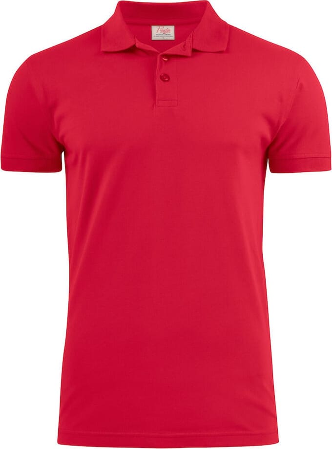 Printer POLO PIQUE SURF STRETCH 2265020 - Rood - L