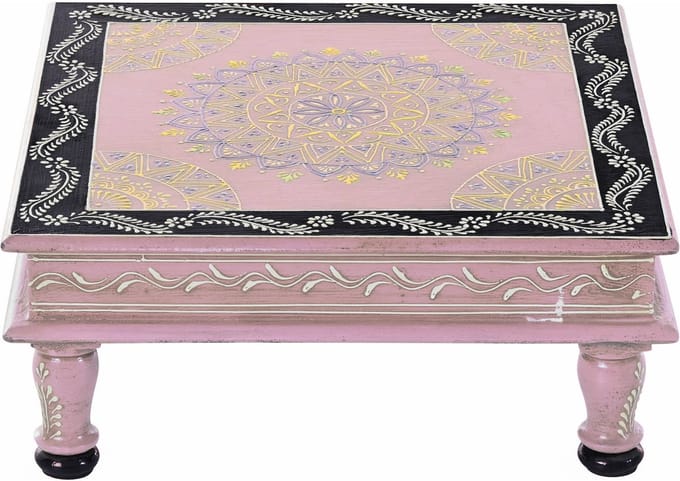 Salim-Accenttafel - Mangohout - Roze
