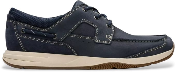 Clarks Sailview Lace leren bootschoenen