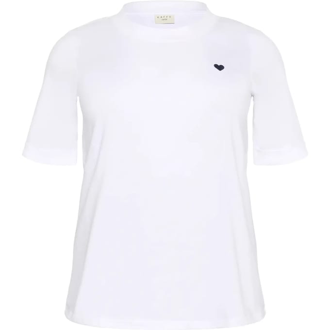 T-shirt dames KAFFE Curve Kcart