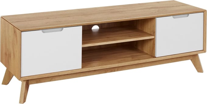 Ezra-Lowboard - 2 Witte Deuren