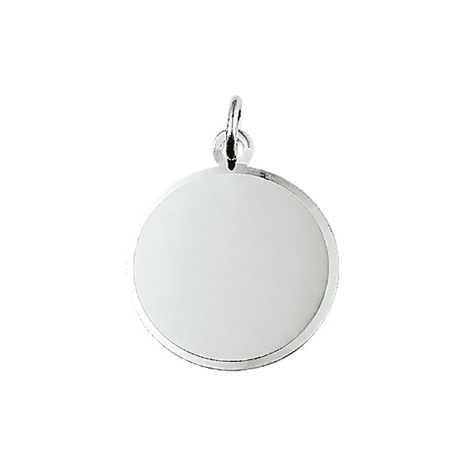 Zilveren Graveerhanger gediamanteerd 1005763