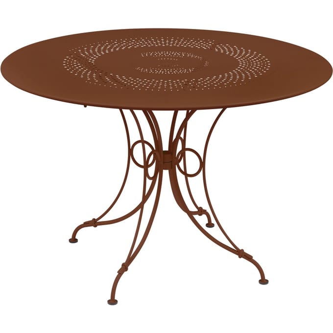 Fermob 1900 tafel - 20 okerrood - Ø 117