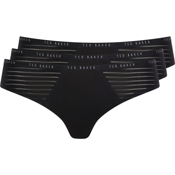 Ted Baker Jessie Mesh Brief No Show Black Größe: L | Unterhosen Outlet | Damen | Schwarz
