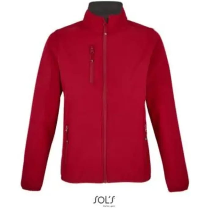 SOL'S Women´s Falcon Zipped Softshell Jacket L03828 - Pepper Red - M