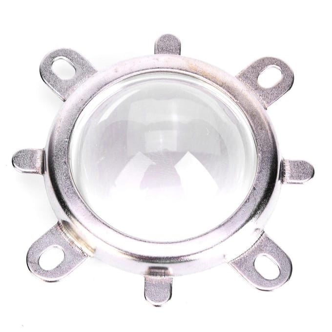 44mm Optische Glaslens 50mm Reflector Collimator Cup Vaste Beugel voor 20 100W LED-licht(60 graden  ) white