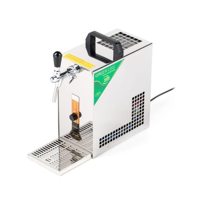 Ensemble complet - Tireuse a biere - PYGMY 25 machine a biere, pompe a biere 1 ligne, 35 l-h, Green Line, Combi
