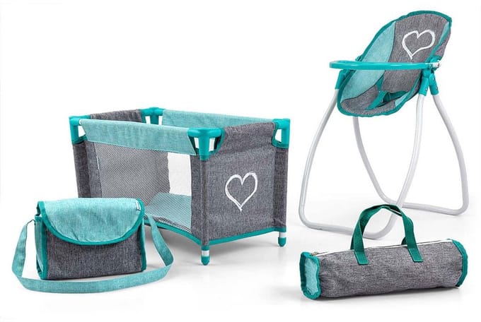 Milly Mally Elsa Prestige poppenset mint - Poppenmeubel