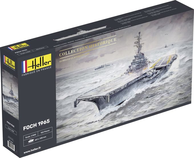 Heller Modelbouwpakket Schepen - 81071 Foch 1965 Ship Plastic - 1:400 - Modelbouw