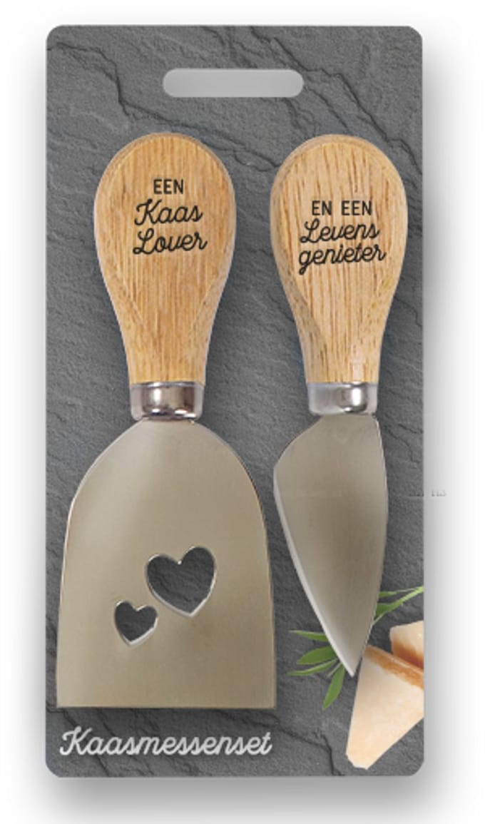 Kaasmesjes set voor kaas lover en levensgenieter