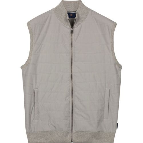 Baileys – Heren – Bodywarmer – Gewatteerd – Katoenmix - Tussenjas - Mid Gray – 618018-92