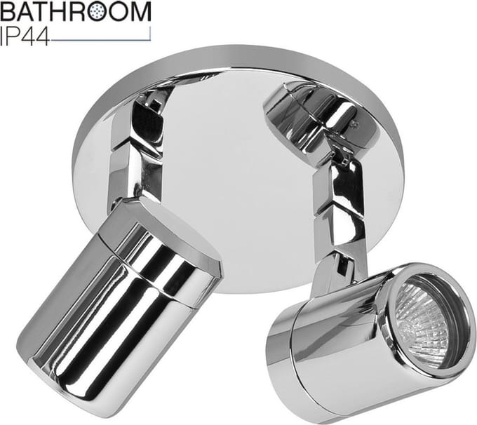 HighLight spot Rain 2 lichts rond - chroom